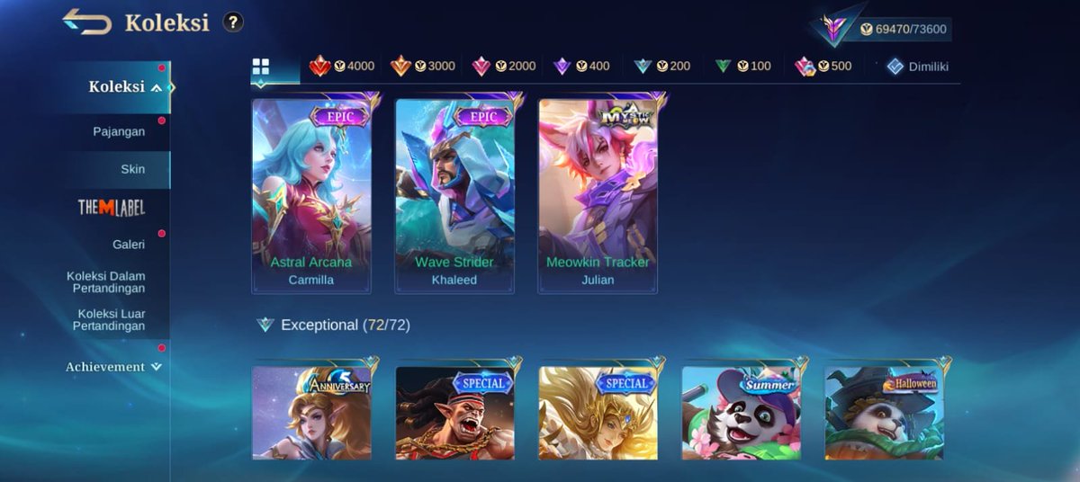 cutiebisco's tweet photo. #wts akun ML udah 8 tahun,dm for more information 
#mlbb https://t.co/qQwQD9dRao