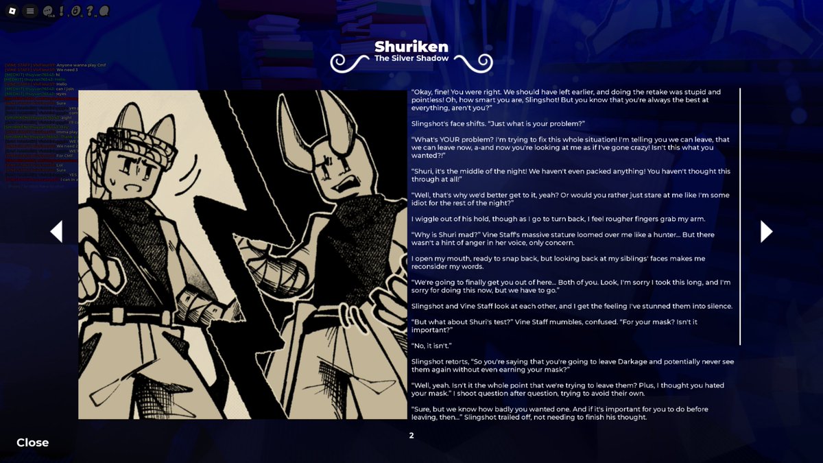 SunsetGradient's tweet photo. Shuriken Lore Page!

#Phighting https://t.co/qmnLoGoW76