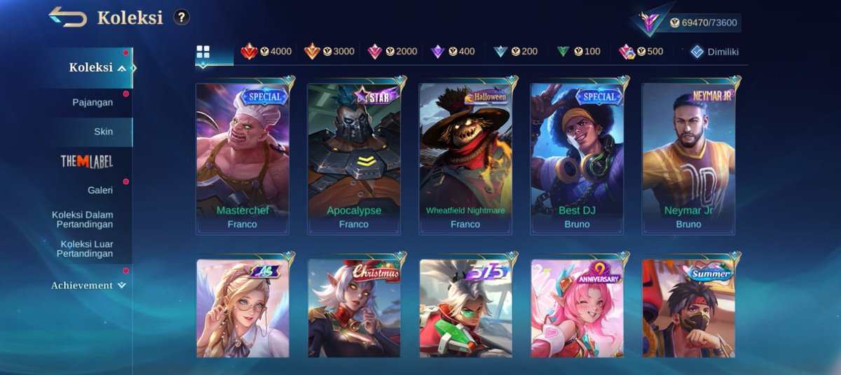 cutiebisco's tweet photo. #wts akun ML udah 8 tahun,dm for more information 
#mlbb https://t.co/qQwQD9dRao