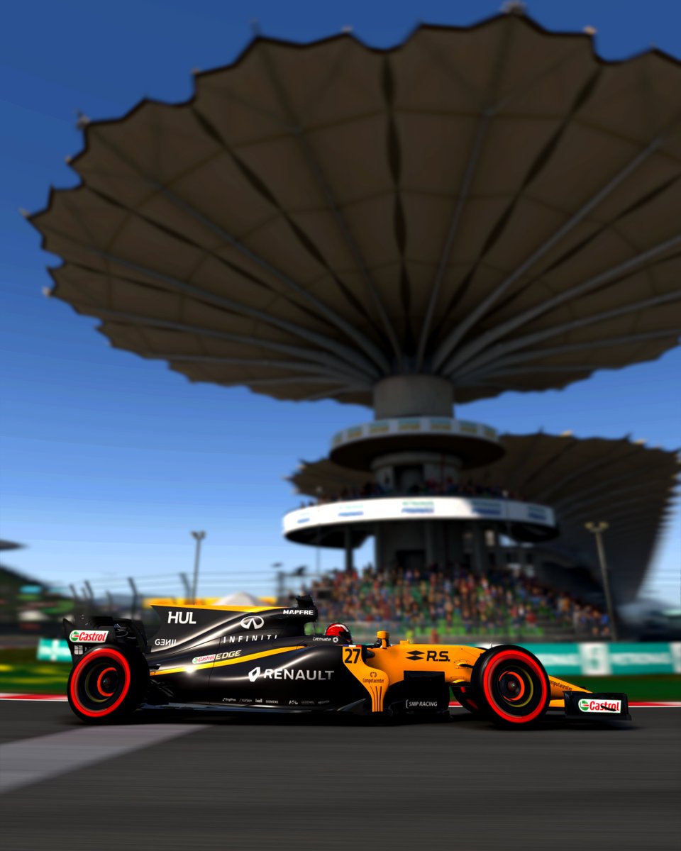 AlpineSimRacing's tweet photo. 🎶 Black and Yellow, Black and Yellow 🎶 

F1 IS BACK AT SEPANG FOR THE BAHRAIN GP 😎 https://t.co/WMtDhgRk31