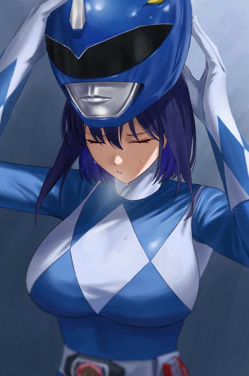 Ravennvi's tweet photo. Blue Ranger
#kronillust https://t.co/VPim31k6bg