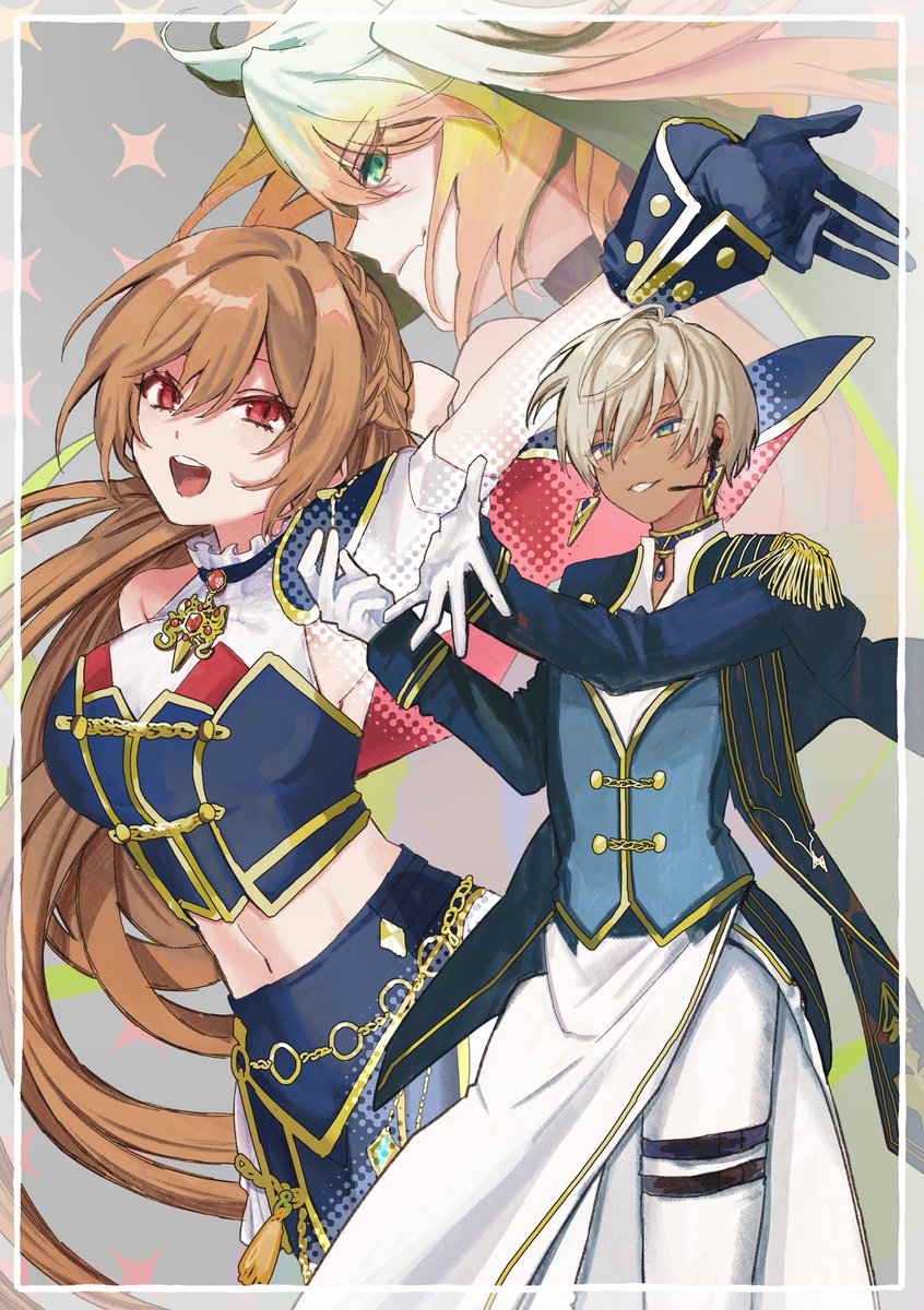 45_ukabu's tweet photo. #メイフ
#絵リッサ
#絵ブラヒム
#フレン見て https://t.co/RnCbwvuwg3
