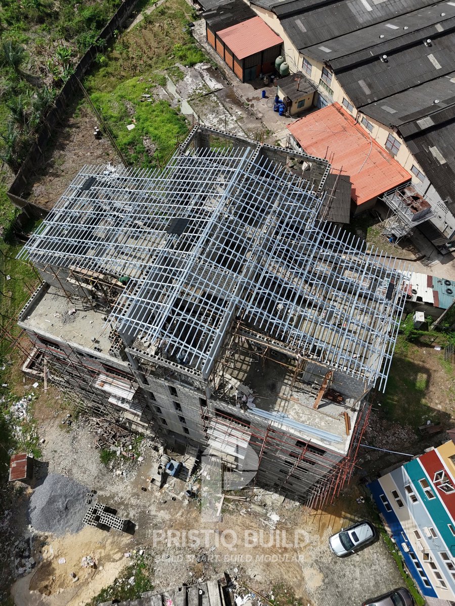 pristiqbuild's tweet photo. New project. New milestone. 

We’re excited to take on this new project in Ikeja, Lagos. Here’s a closer look at the work as we get started.

#LGSROOFING #RoofingNigeria #ConstructionNigeria https://t.co/emsEFVPcUf