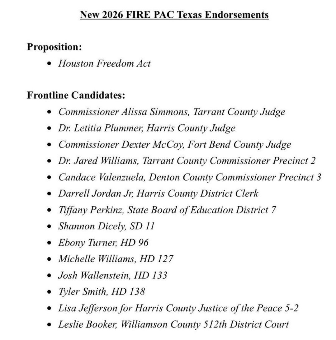 sheajordansmith's tweet photo. Congresswoman Jasmine Crockett just unveiled her slate of down ballot endorsements across Texas… and THIS is how you build political power.

Texas isn’t going to change because of one candidate, one race, or one election. It takes building a bench, investing up and down the ballot, competing everywhere we can, and shining a light on the critical races that will shape who holds power in our communities and across this state for years to come.