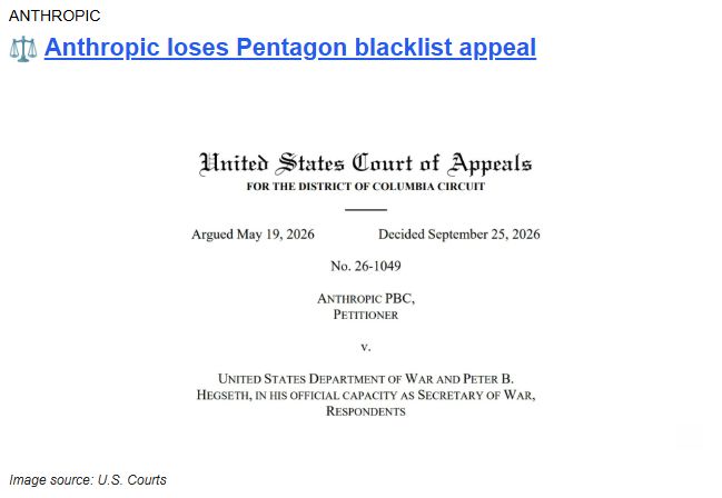 ⚖️ A federal court just ruled AI SAFETY is a 