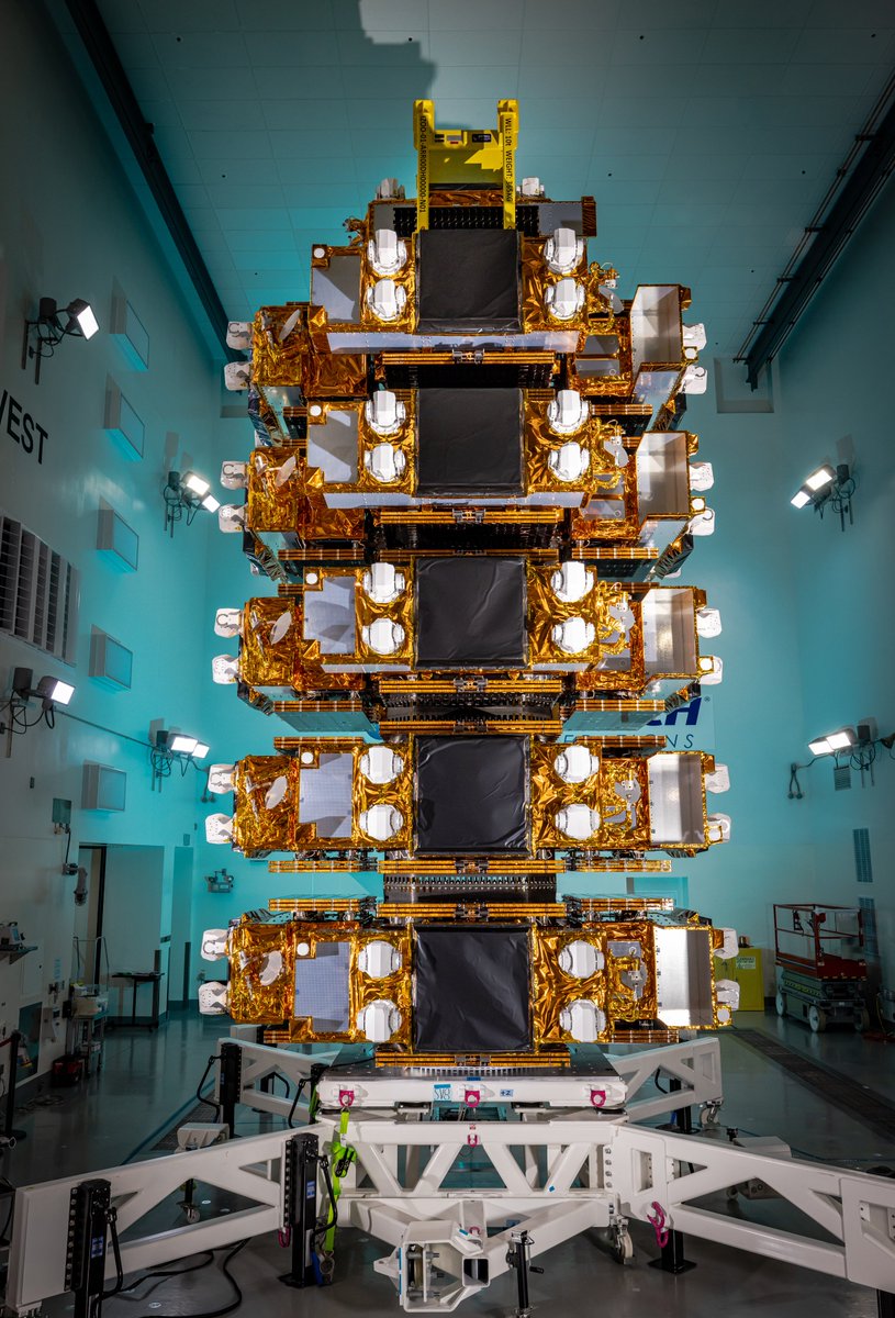 NGCNews's tweet photo. 21 satellites delivered for launch into the Space Development Agency’s Proliferated Warfighter Space Architecture — powering faster, secure communications and missile tracking from low Earth orbit. We’re advancing the @SemperCitiusSDA’s mission in bringing this capability to the warfighter as quickly as possible. Learn more: https://t.co/TxndG95lVE