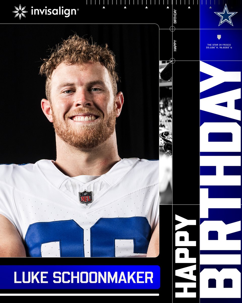 dallascowboys's tweet photo. happy b-day, Luke 🎈

#DallasCowboys | @Invisalign https://t.co/3zklbWrW24
