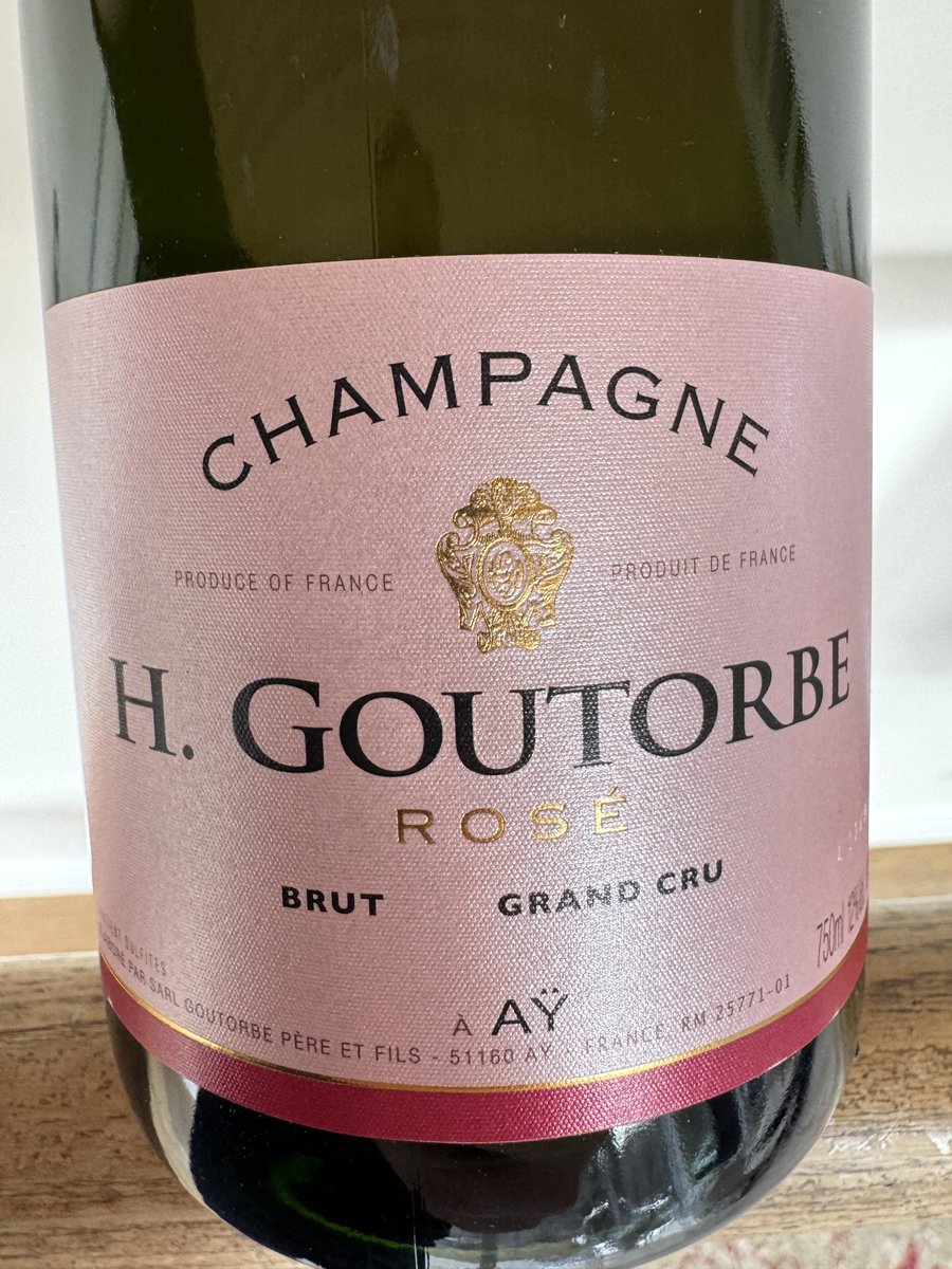 Champagne__Club's tweet photo. https://t.co/d9LFG1h5wy
Champagne H. Goutorbe Rosé Brut

Please find tasting notes and info on https://t.co/d9LFG1h5wy or the app Champagne Club. https://t.co/xCFO8FYF9M