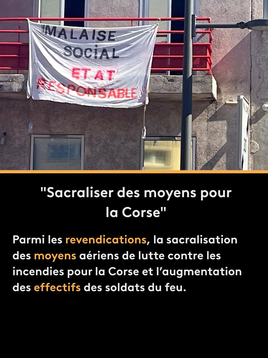 FTViaStella's tweet photo. Les pompiers insulaires se joignent au mouvement de grève nationale pour demander plus de moyens, après un été marqué par les incendies. En plus de revendications nationales, ils pointent aussi du doigt des problématiques locales.
https://t.co/k7OreUvcHd https://t.co/lUyRgyuUqH