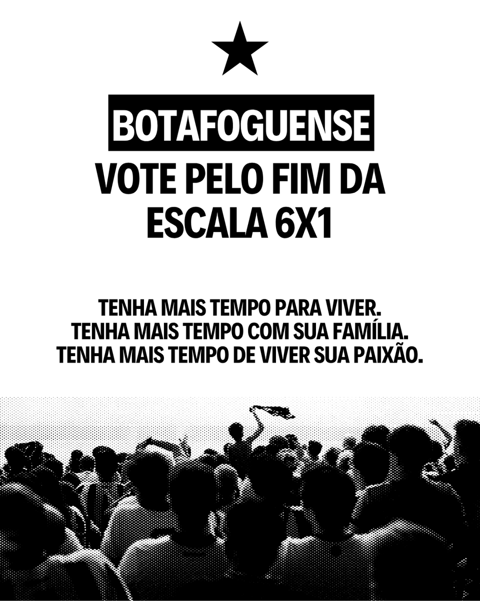gloriozu's tweet photo. VOTE POR UMA VIDA ALÉM DO TRABALHO.

VOTE POR MAIS TEMPO COM QUEM VOCÊ AMA.

VOTE PELO DIREITO AO DESCANSO.

VOTE PELO FIM DA ESCALA 6x1. https://t.co/LQyrEExwc4