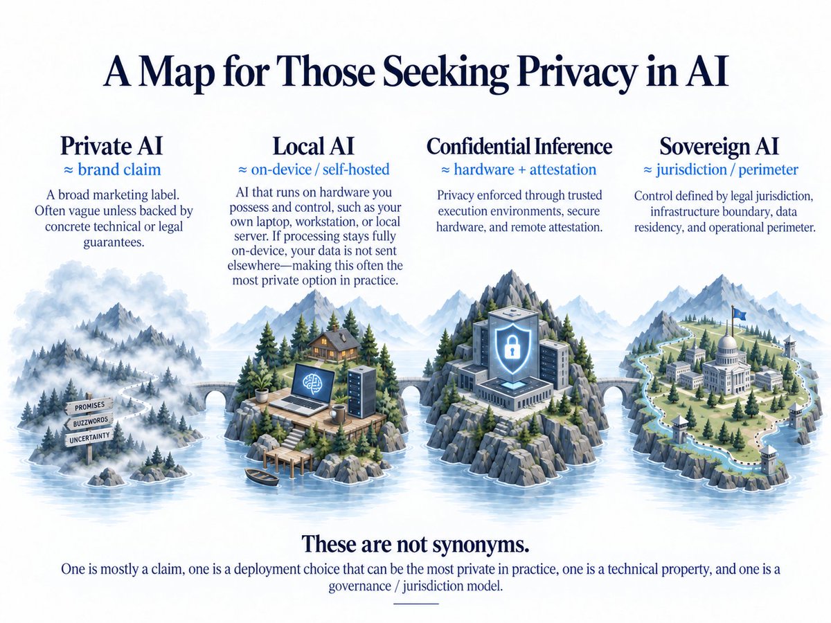aaaljaz's tweet photo. The spectrum of privacy in AI https://t.co/aMfpXQqcv6