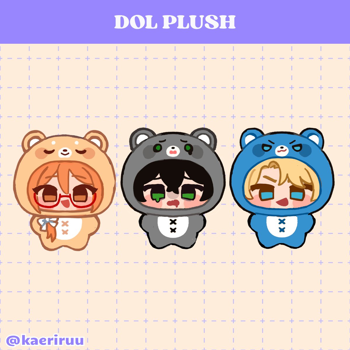 kaeriruu's tweet photo. Opening  Last minute Limited Preorders for Plushie, Plush Pins, Ecobags, etc. for Cosmania but only until tomorrow 5pm especially for the plush stuff > < https://t.co/QLjWyj67Tc