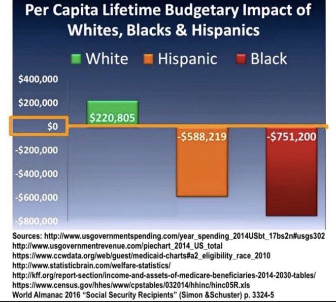 CinderMountain's tweet photo. @SarahHuckabee That guy is statistically a net contributor. https://t.co/71SVyn10YH