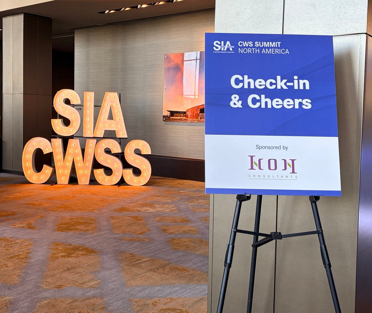 WorkWithIcon's tweet photo. Cheers to a great evening at the CWS Summit! 🥂 ICON Consultants was proud to sponsor yesterday’s Check In & Cheers Reception. Great conversations, great connections, and a great way to kick off the Summit! #CWSSummit https://t.co/uybweTO7n1