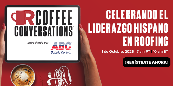 HJEllsworth's tweet photo. Join a special #RoofersCoffeeShopEnEspañol #CoffeeConversations sponsored by #ABCSupply for Hispanic Heritage Month.
Hear Hispanic and Latino roofing professionals discuss leadership, mentorship, community and the future of the industry.
¡Regístrate hoy!
https://t.co/5FSTV5KtLF https://t.co/KZN4IwbbbD