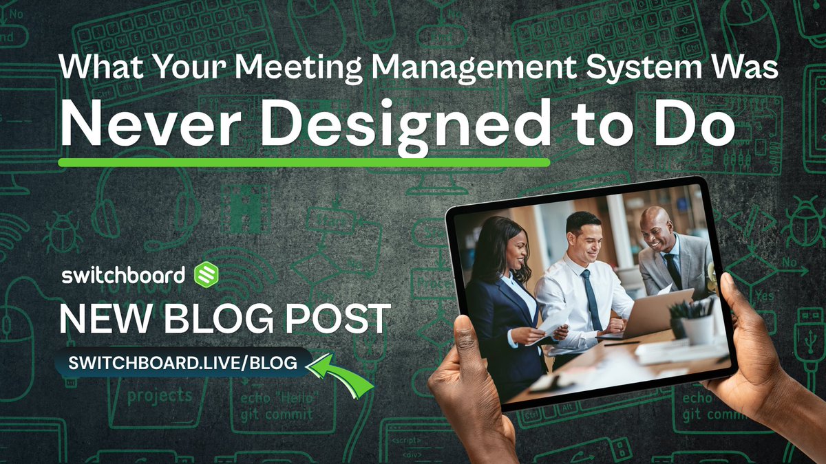 switchboardlive's tweet photo. What if your city's livestream works perfectly but still fails to connect with the community it serves? 

Your meeting management system reliably keeps the official records, and your AV equipment ensures smooth broadcasts. Both play crucial roles, but what about the connection between the broadcast and the residents who should be engaging with it?

Our latest blog delves into the disconnect that can occur between hosting a meeting and truly reaching your audience. You might not need to overhaul your existing systems to bridge this gap.

📖 Check out our new blog: What Your Meeting Management System Was Never Designed to Do.
https://t.co/PIrApJdbZI

#GovTech #PublicSector #GovernmentCommunications #LiveStreaming #CivicEngagement