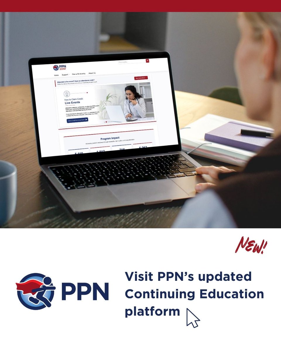 pedsprevention's tweet photo. PPN has recently updated our Continuing Education (CE) platform! Users can claim CE credit for self-paced learning, live events, and more.  PPN Certificates of Completion are also available. Check it out: https://t.co/nx6AjqKwGi https://t.co/UnxeOkyXPM