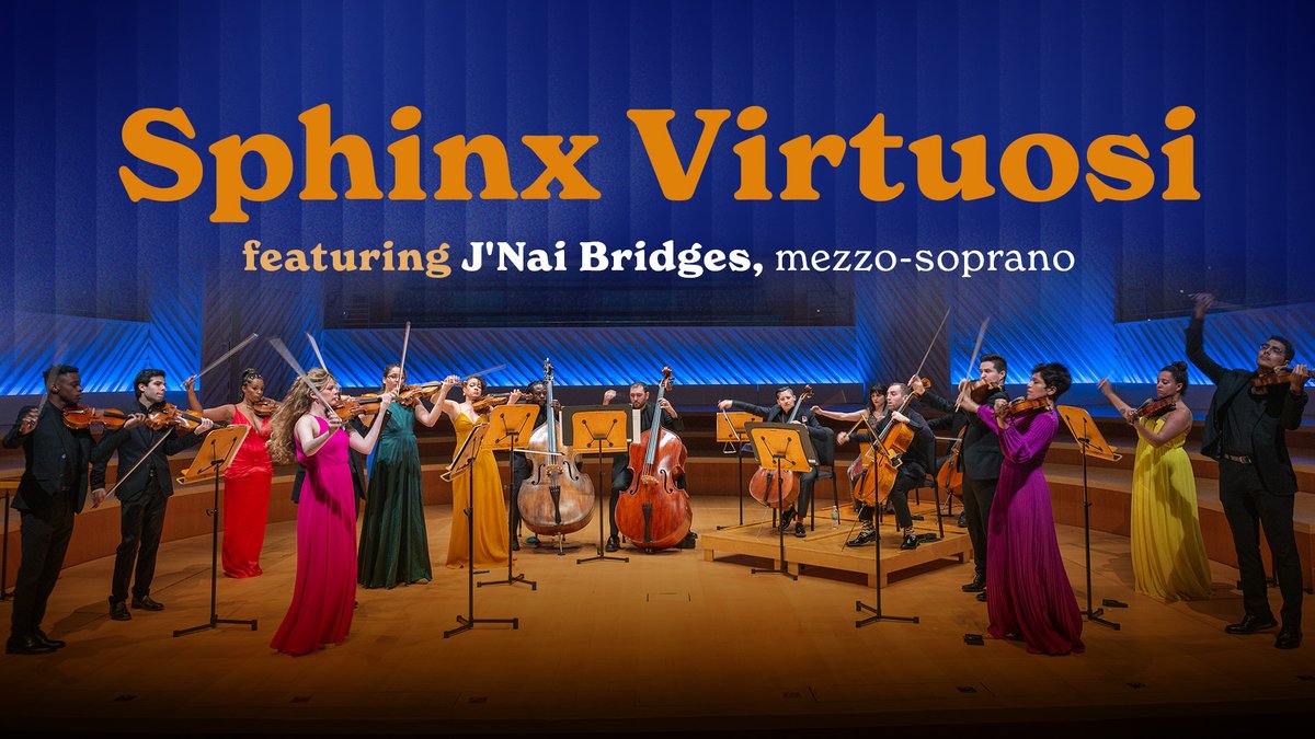 DPACND's tweet photo. Sphinx Virtuosi and Grammy-winning mezzo-soprano J'Nai Bridges come together for “American Dialogues 250,” a powerful program exploring America’s evolving story through newly commissioned works and reimagined classics.

📅  10/14 at 7:30 p.m. 
🎟️ Tickets: https://t.co/2IwLaXquvF https://t.co/6oHIEn96KQ