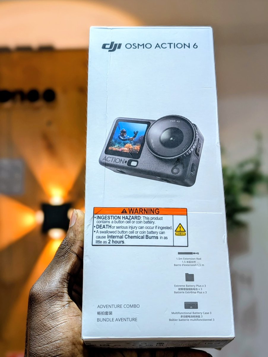 ITgadgetsng's tweet photo. Brand New DJI OSMO 6 Adventure Combo Available @₦750,000 ✨ https://t.co/KoEFKcjyTo