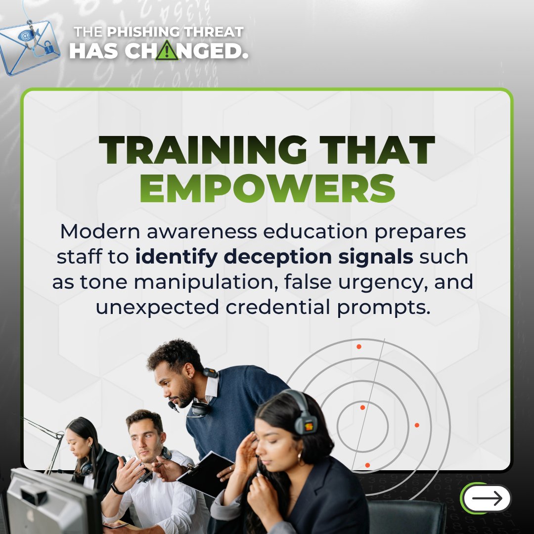MacTechSol's tweet photo. How is your business updating its security awareness training to spot new threats? https://t.co/P14d7Dvo16