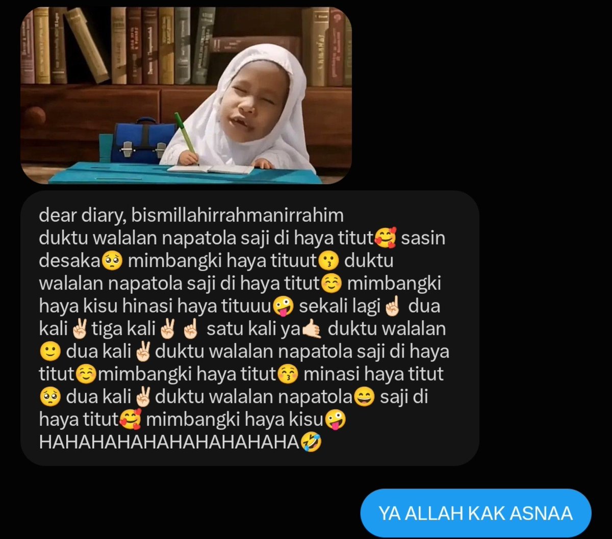 rii__yaaah's tweet photo. jangan buat orang ini sedih oke, dia membahagiakan malam ku 😭
@wafflekyuu https://t.co/GLbpn9z92k