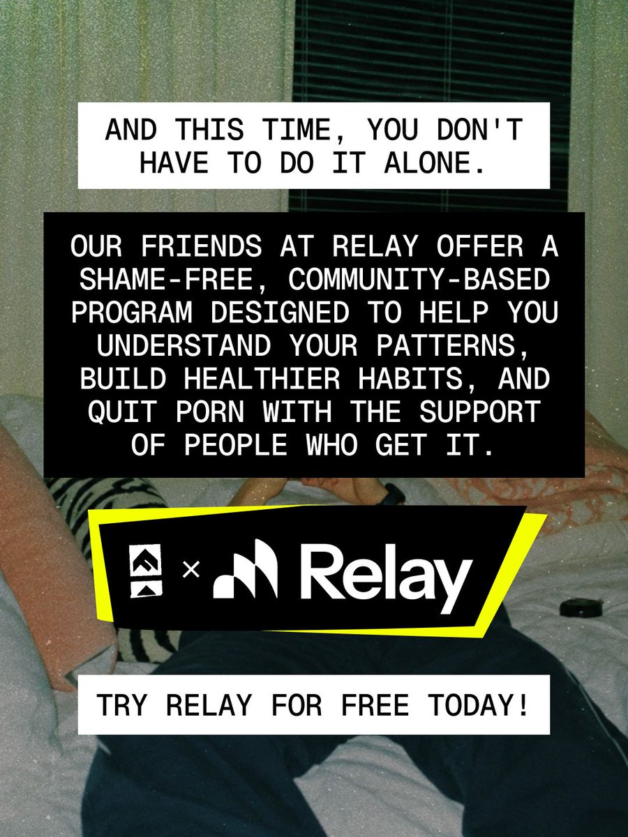 FightTheNewDrug's tweet photo. And if you need some extra support along the way, you're absolutely not alone.

Our friends at Relay have created a platform that pairs you with a like-minded group and a proven, therapist-designed system so you can quit for good and build a life of lasting freedom. Check it out for free today: https://t.co/5k5YB1JqKF