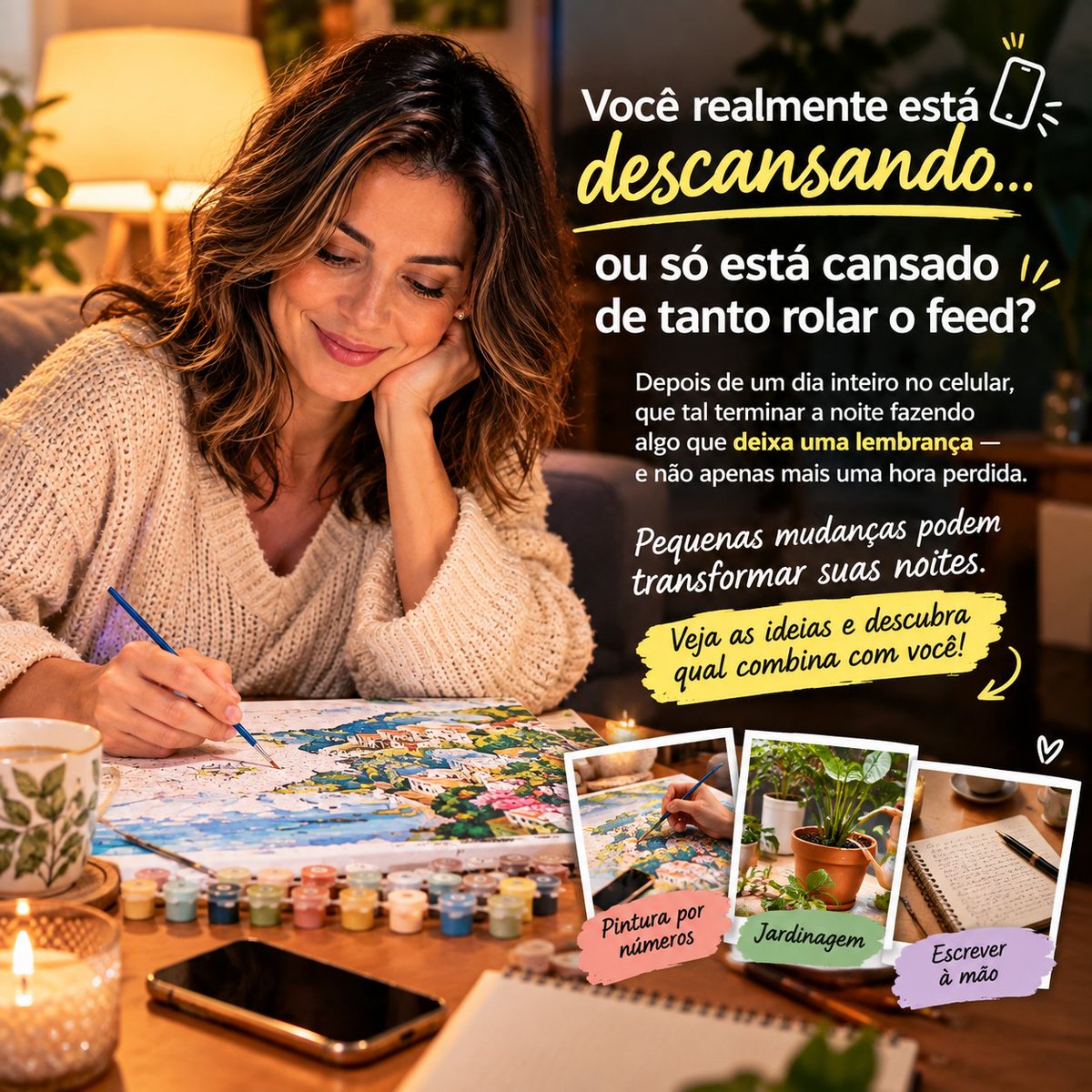 pitacoseachados's tweet photo. Pequenas mudanças podem transformar suas noites. Veja as ideias e descubra qual combina com você! 👇
https://t.co/8PiUu5ZAEn
#PitacosEAchados #BemEstar #MenosTela #AtividadesManuais #Hobbies #PinturaPorNúmeros #Autocuidado #QualidadeDeVida #RotinaLeve #Relaxar #VidaSemPressa https://t.co/ATokDQYqMy