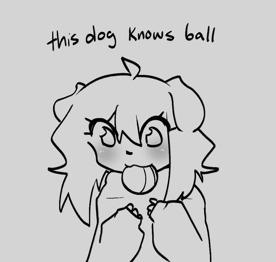 cslivr's tweet photo. this dog knows ball https://t.co/5VunJPq7Cr