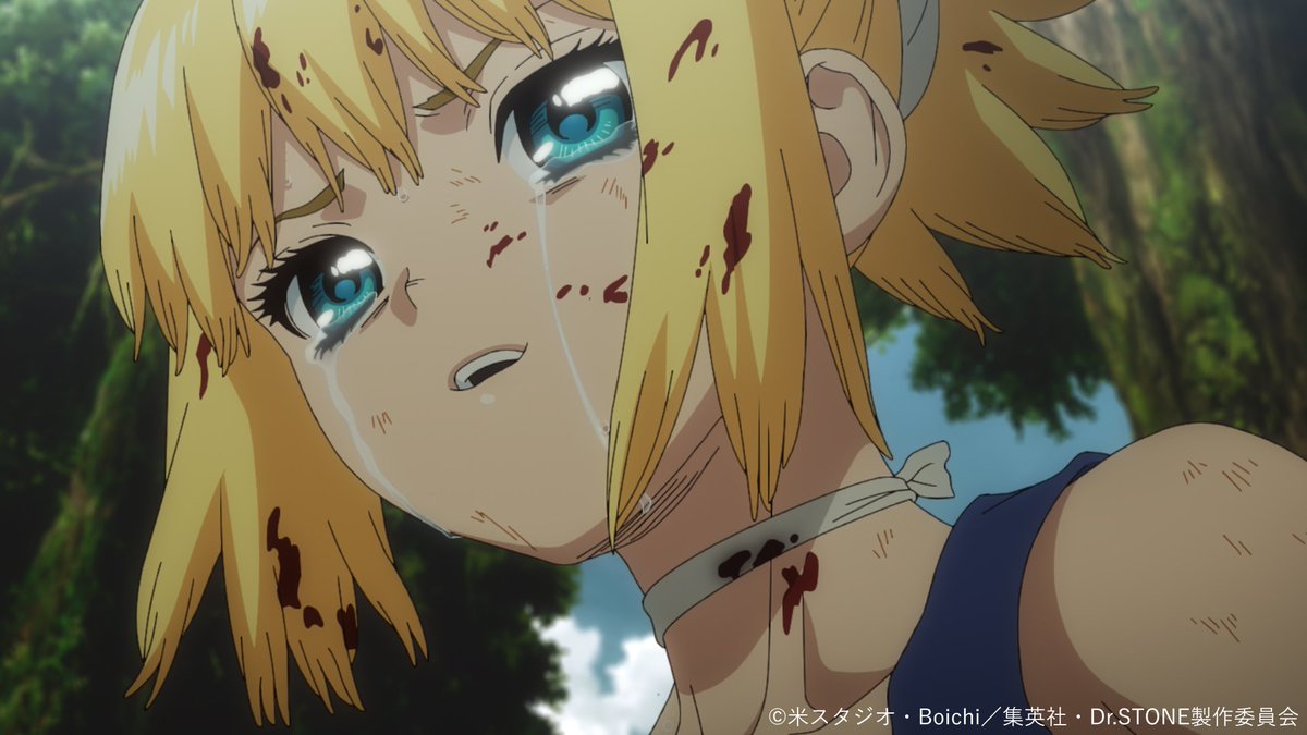 DrSTONE_exh's tweet photo. ━━━━━━━━━━━━━━━━ 🚀
TVアニメ「Dr.STONE」展 開催記念
　　 ストーリーを振り返り!!
🧪━━━━━━━━━━━━━━━

🧪第４期２０話 「かつて消そうとしたものは」🧪
スタンリーとの最終決戦に向けて、メデューサの砦を築く千空たち。切り札である石化装置の再起動に一縷の望みを懸ける中、スタンリー部隊がアラシャへと上陸。千空たちに知らせようとしたスイカとフランソワは、危機的状況に陥ってしまう……！そして、事態を察したコハク、司、氷月の三人は、スタンリー部隊を足止めする為、決死のゲリラ戦へと乗り出した！

「かつて消そうとしたものは 希望の星になった―― 頼んだよ 千空」

🗨️この話数で好きなシーンは？
コメントや引用リポストで教えてください🪨

TVアニメ「Dr.STONE」展は2026年12月より東京で開催予定✨
#DrSTONE