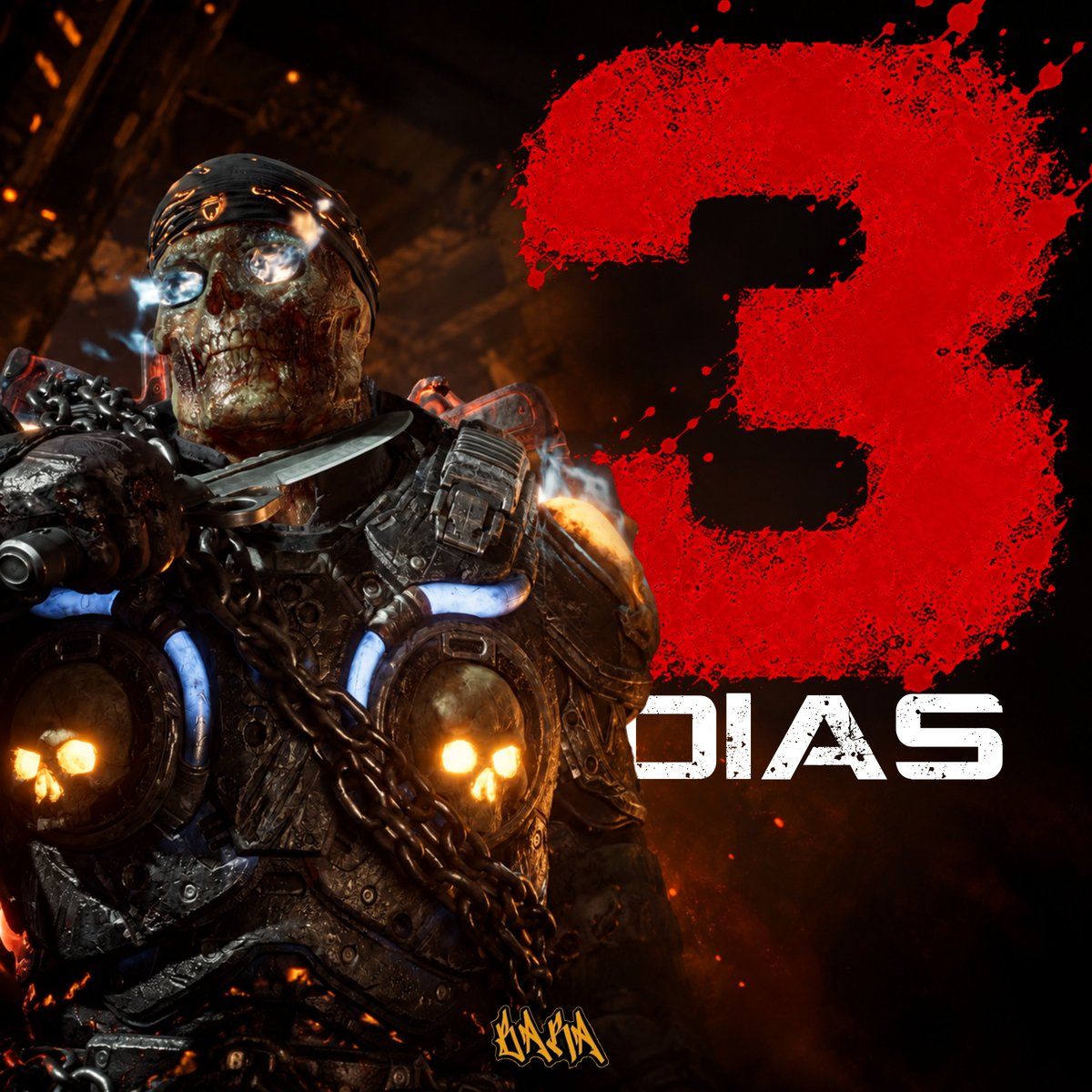 xbarax22's tweet photo. FALTAN SOLO 3 DÍAS

La espera está llegando a su fin.

GEARS OF WAR: E-DAY está a solo 3 días de su lanzamiento para quienes tengan acceso anticipado.

El Día E está por comenzar y volveremos al origen de una de las historias más importantes de Gears of War.

3 DÍAS.

¿Están listos para el Día E?