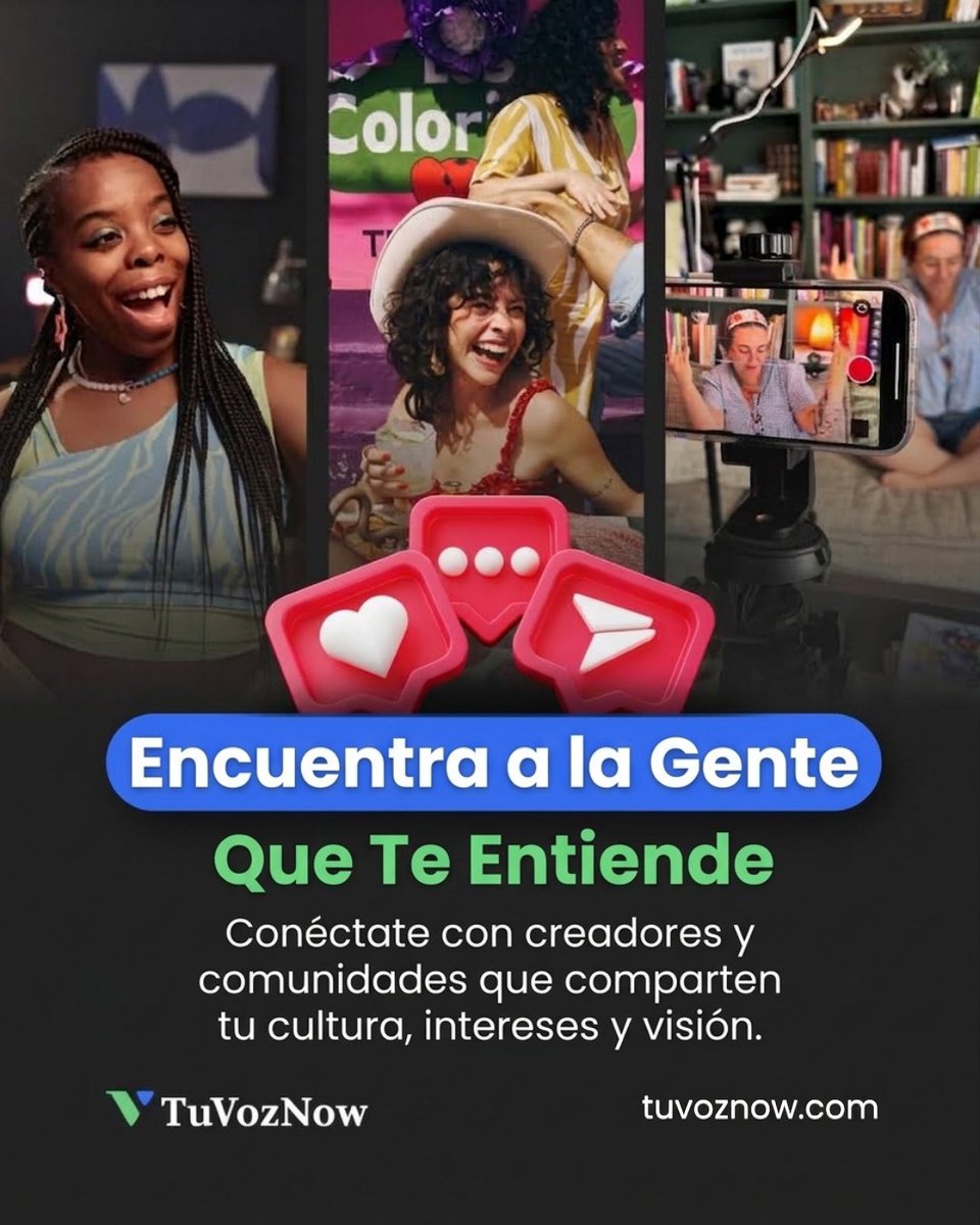 TuVozNow's tweet photo. Encuentra a tu gente y crezcan juntos.
Haz clic en el enlace de la biografía para unirte a nuestra comunidad. 👥✨

#tuvoznow #encuentraatugente https://t.co/CzkpsOQDuO