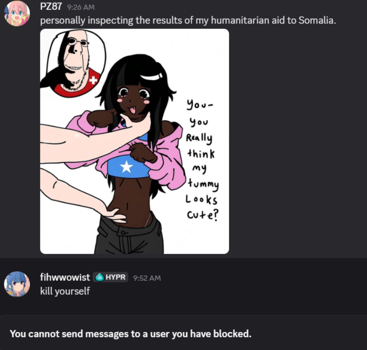 polaroos's tweet photo. Some of the worst discord interactions. https://t.co/ROfFxtrlPR