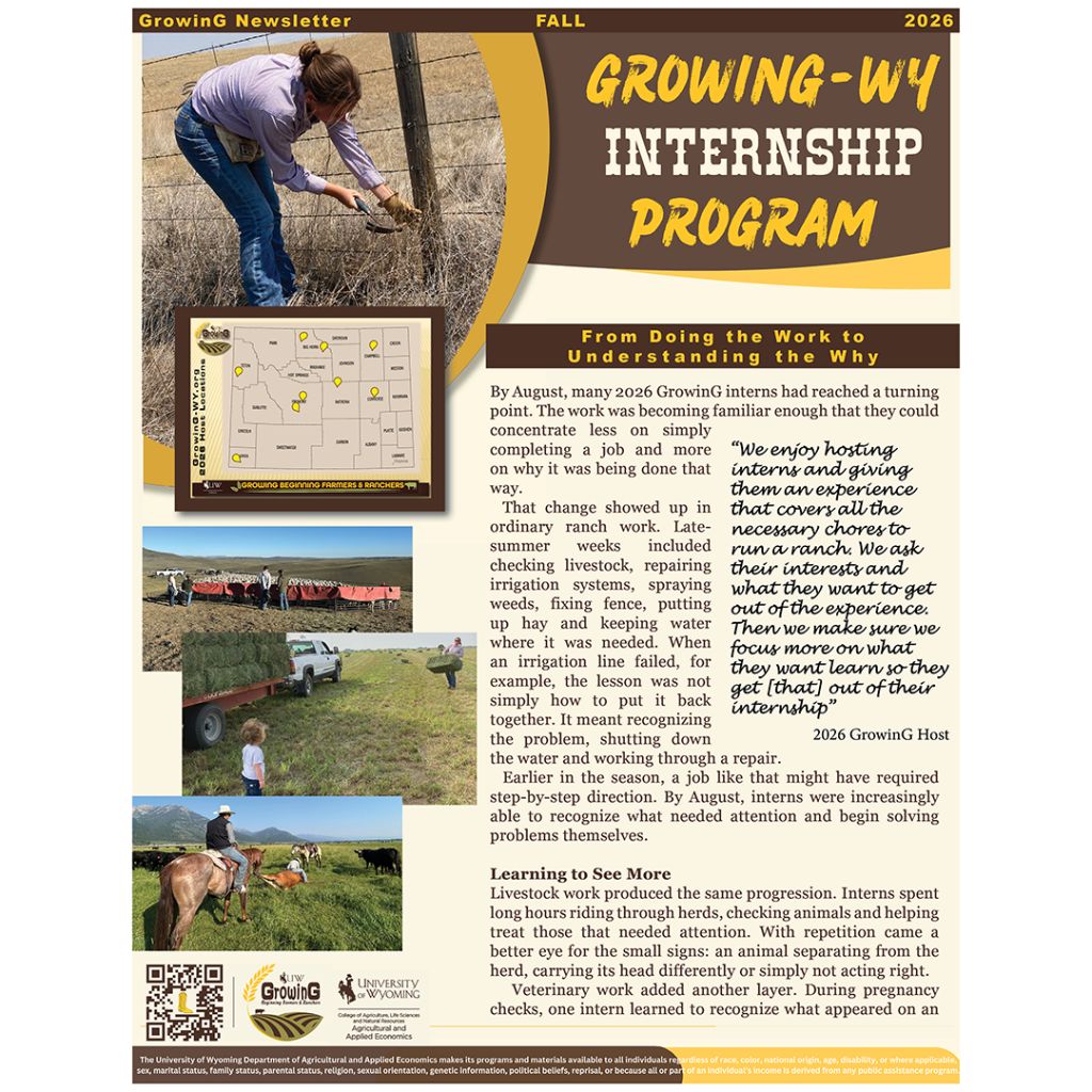 growingwyintrns's tweet photo. Fall 2026 Newsletter
#bfrdpwy #aginternship #RightRisk
Fall Newsletter (2026) (https://t.co/uLpn9ggi3l)
From Doing the Work to Understanding the Why
CLICK here to read the Fall Newsletter (2026) (https://t.co/uLpn9ggi3l) https://t.co/4eH8RcmmI5