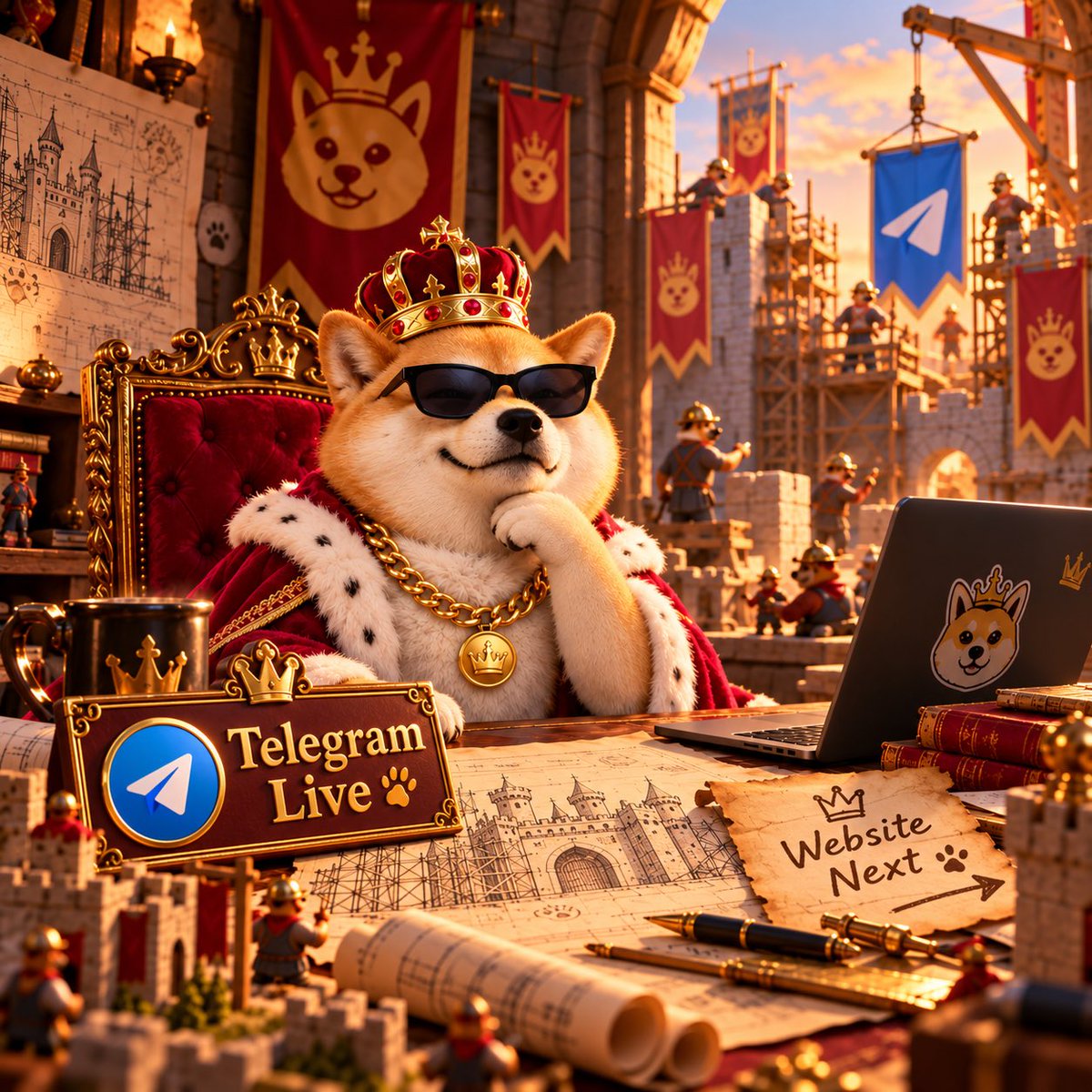RoyinuMeme's tweet photo. The gates are open. 👑

Telegram is live.
The kingdom is being built.

Website next.

$ROYINU https://t.co/ETWQgOqNSc