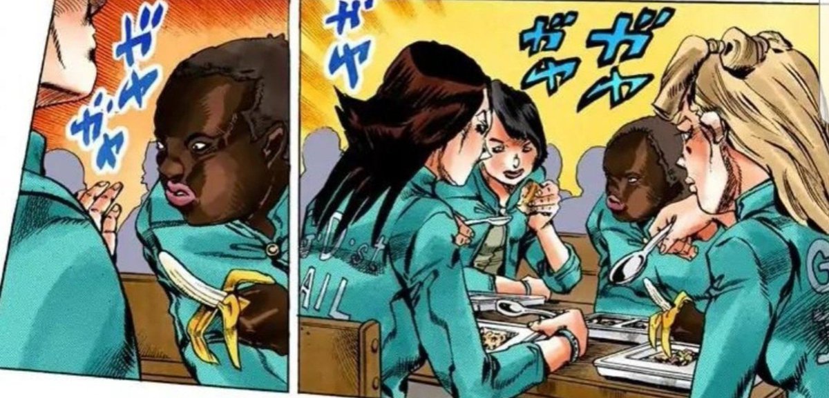 wherry003's tweet photo. Araki with Stone Ocean btw https://t.co/6lxbU8kqIE