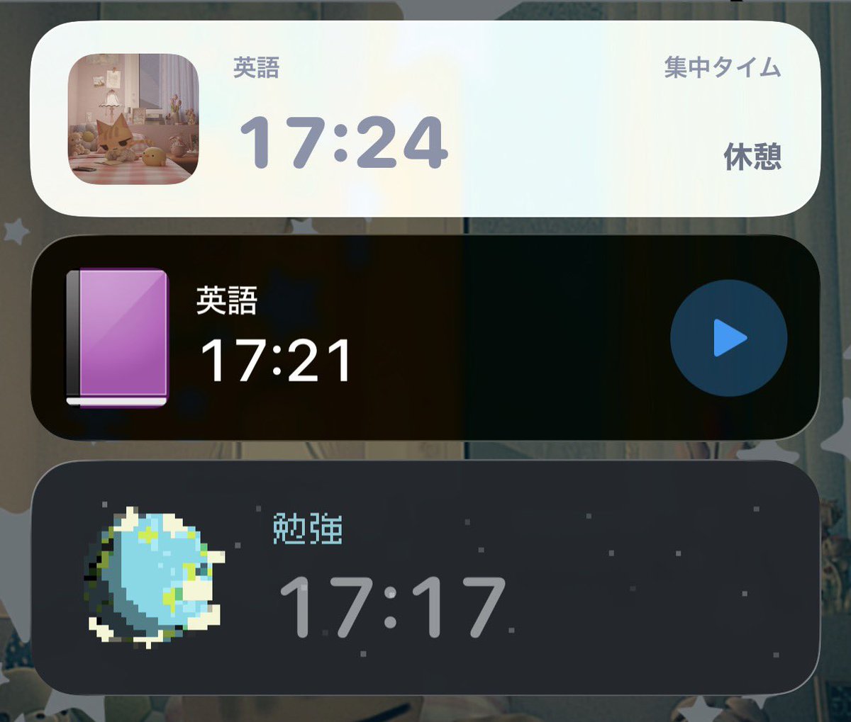 jp_xlp's tweet photo. 頭おかしいから3つのアプリで時間計測してる https://t.co/Je4l6GGxT0
