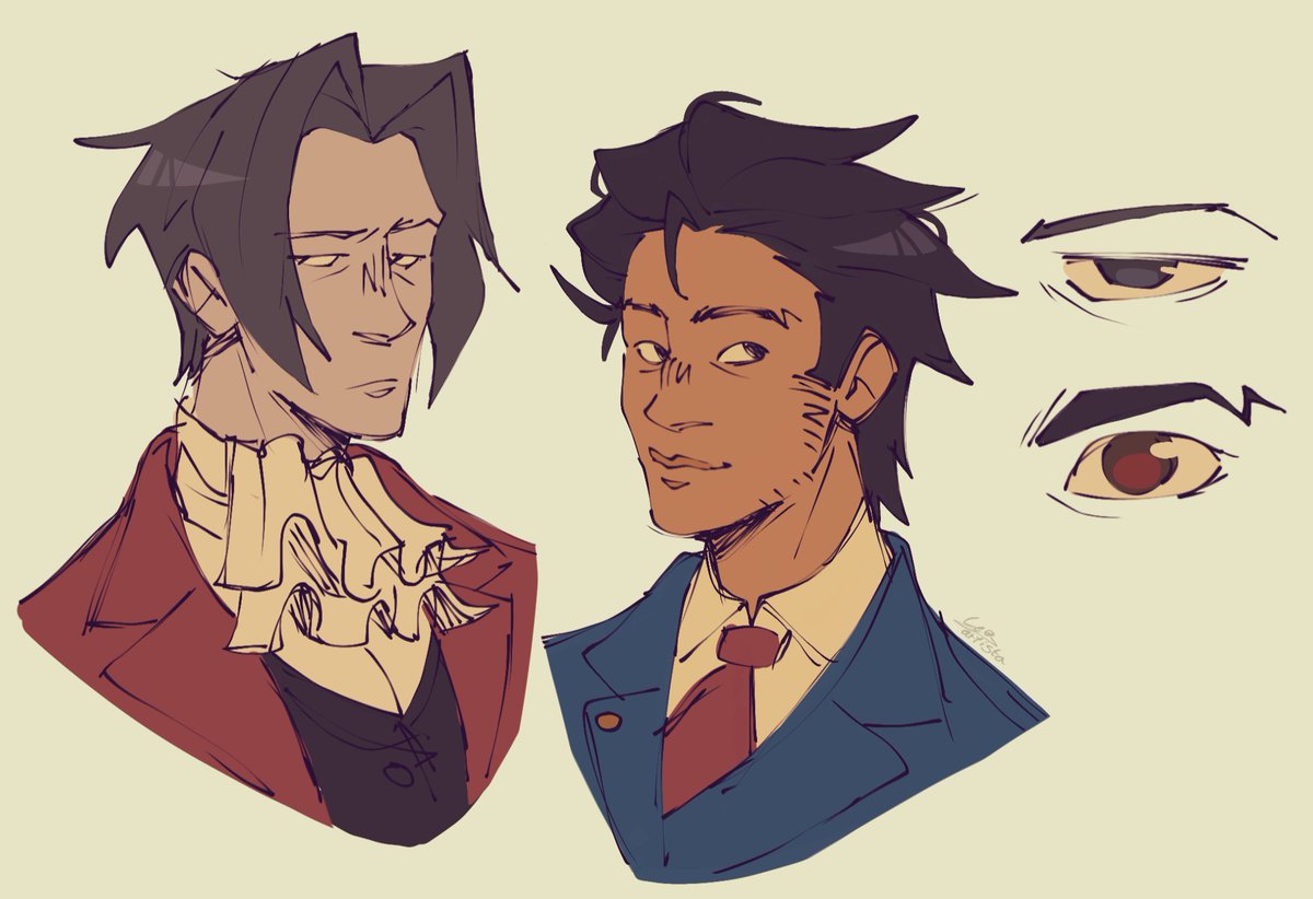 _Leo_arts's tweet photo. #aceattorney #narumitsu #wrightworth https://t.co/vLiGgYZggt
