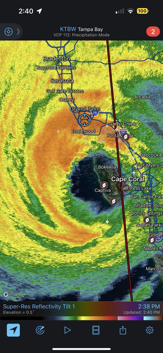 floridamanwx's tweet photo. 4 Years ago, I woke up to what, honestly, remains one of the most terrifying radar images I've ever seen. Little did I know, one hurricane was about to change my my outlook on tropical meteorology, and my passion for this gorgeous stretch of coastline I call home, forever. #HurricaneIan
