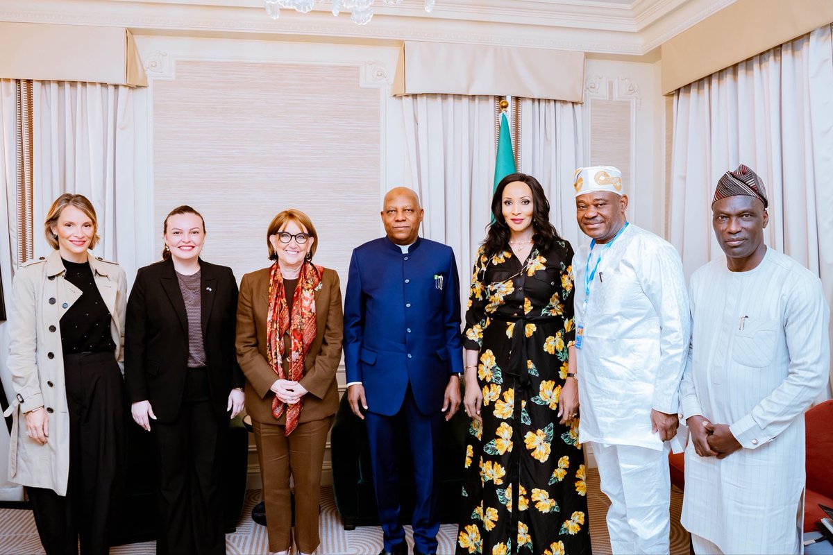 officialSKSM's tweet photo. Just before returning to Nigeria, the Vice President, Senator @KashimSM, met with the Costa Rican candidate for the position of United Nations Secretary-General, @RGrynspan.

During his interaction with Grynspan, Senator @KashimSM said Nigeria will stand for equity, justice, and fairness in its support for any candidate seeking the position of Secretary-General of the United Nations (@UN).

According to him, the country will also support a candidate who believes in Africa’s aspirations in global affairs, specifically securing positions in key decision-making bodies and promoting multilateralism.

He said he would recommend the choice of the Costa Rican diplomat on the basis of Nigeria’s relationship with Latin America and gender inclusion, among other factors.

“Thank you for seeking Nigeria’s perspective for your candidature for the position of United Nations Secretary-General. Nigeria and Costa Rica share a common historical background connecting both countries and their regions.”