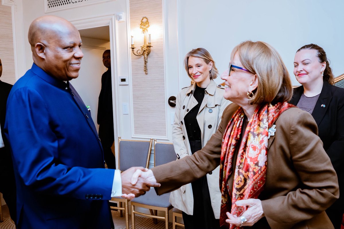 officialSKSM's tweet photo. Just before returning to Nigeria, the Vice President, Senator @KashimSM, met with the Costa Rican candidate for the position of United Nations Secretary-General, @RGrynspan.

During his interaction with Grynspan, Senator @KashimSM said Nigeria will stand for equity, justice, and fairness in its support for any candidate seeking the position of Secretary-General of the United Nations (@UN).

According to him, the country will also support a candidate who believes in Africa’s aspirations in global affairs, specifically securing positions in key decision-making bodies and promoting multilateralism.

He said he would recommend the choice of the Costa Rican diplomat on the basis of Nigeria’s relationship with Latin America and gender inclusion, among other factors.

“Thank you for seeking Nigeria’s perspective for your candidature for the position of United Nations Secretary-General. Nigeria and Costa Rica share a common historical background connecting both countries and their regions.”