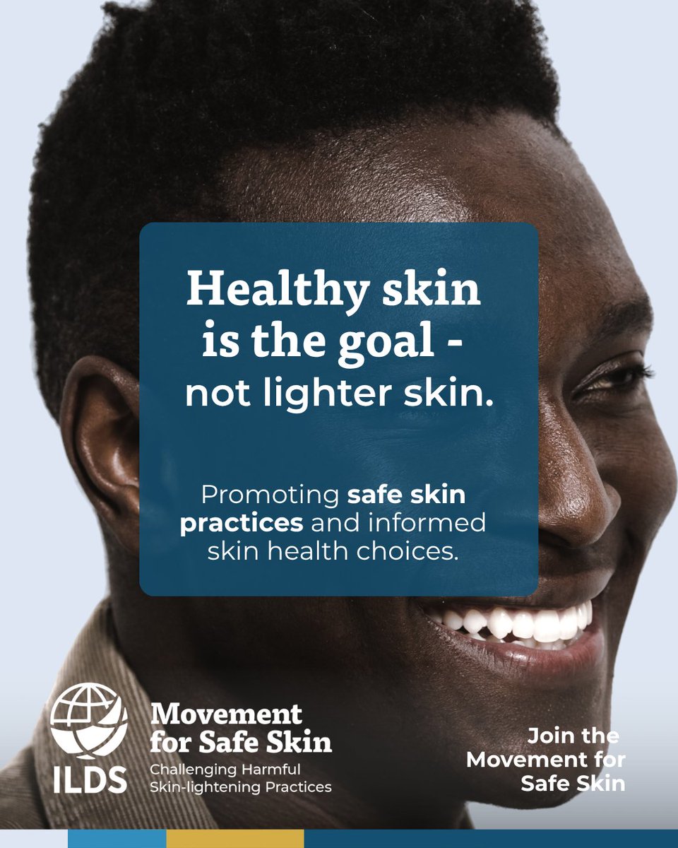 ILDSDerm's tweet photo. We’ve created practical #MovementForSafeSkin resources that ILDS Member Societies, dermatologists, healthcare providers &amp; partners can use to start conversations, share trusted info &amp; raise awareness of harmful skin-lightening practices in your communities https://t.co/h7iD25mEmh https://t.co/bBqmBzJA8h