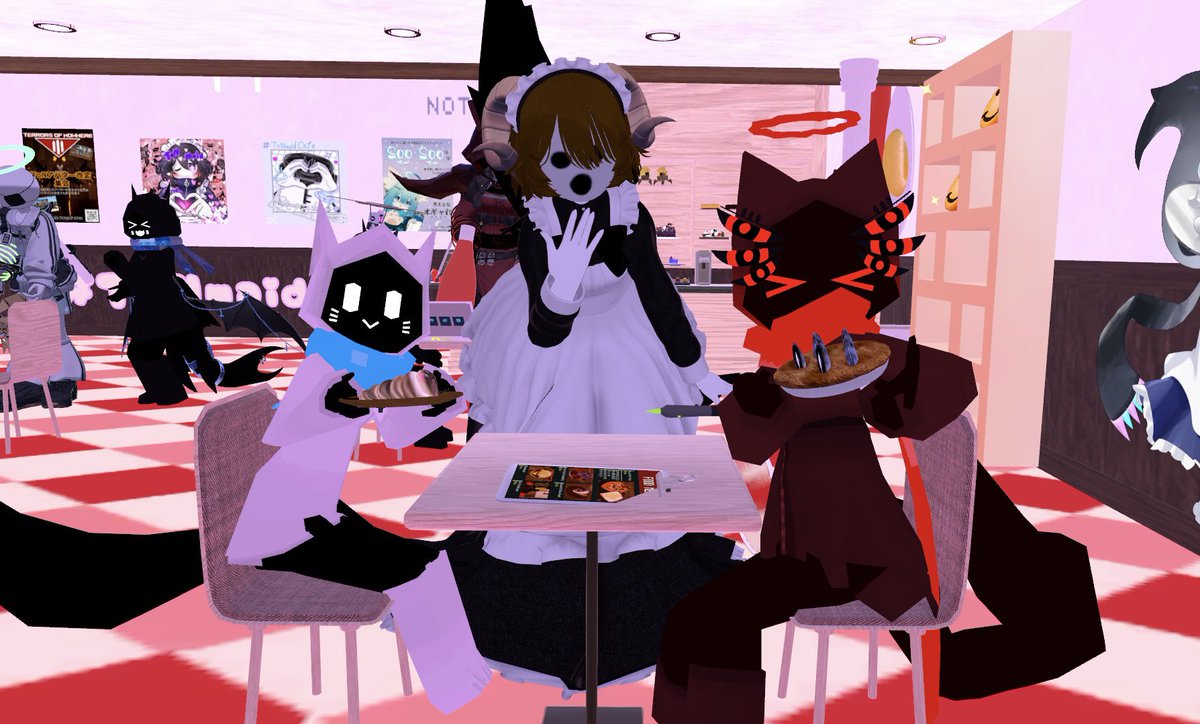 VRC_Garcia's tweet photo. #ToNmaidCafe
今回初めて参加させて頂きました！！
はけちゃんは適当だと仰りながらも、メニューのおすすめや普段の様子をお話しして下さり、もなさんはこちらの話を親身に頷きながら聞いて丁寧にお話しをして下さり…とっても楽しかったです！！
次の営業もまた行きたいです…！！！ https://t.co/xrJVxQqiP7