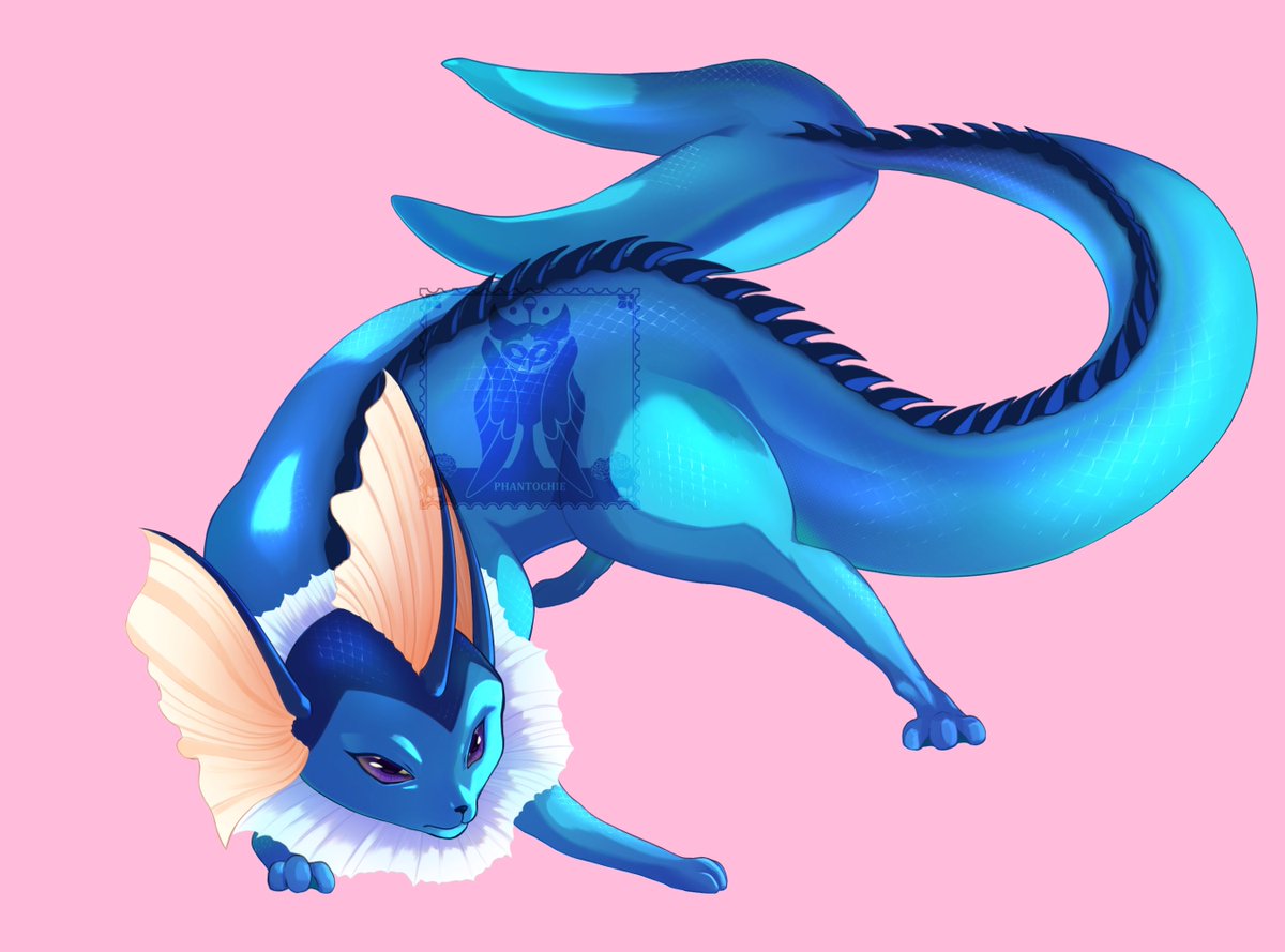 Phantomchie's tweet photo. Vaporeon and Leafeon 🌊🍃

#pokemon #vaporeon #leafeon
#art https://t.co/rIMO9wIRWD