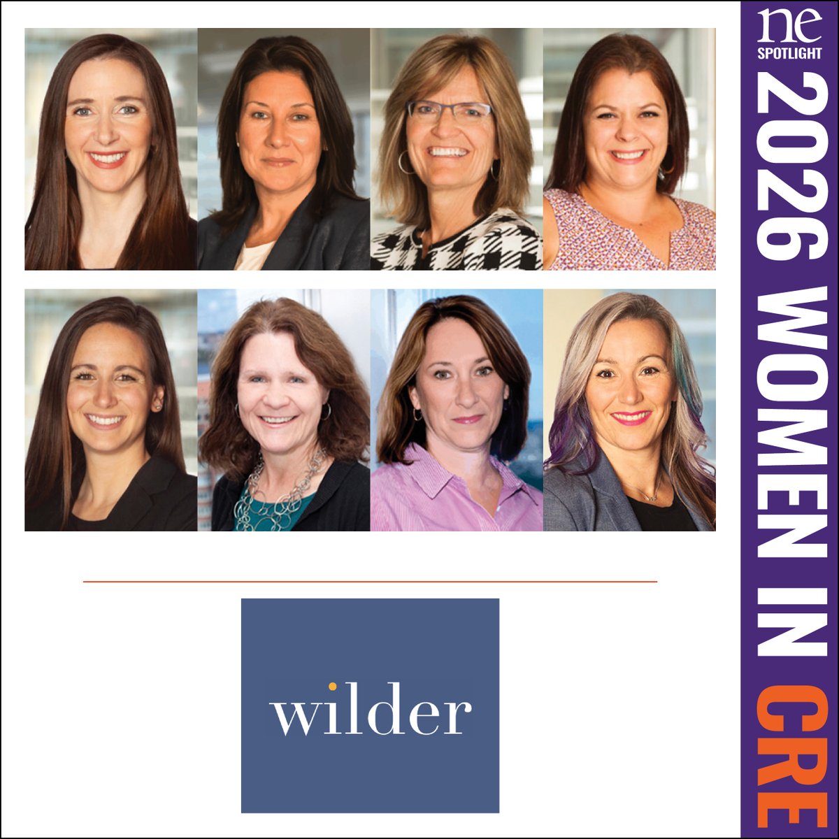 NEREJ's tweet photo. 2026 Women in CRE: Featured Company - Wilder - Read More here: https://t.co/QLFdAR2C3v #NEREJ #commercialrealestate #WiCRE https://t.co/3q08cv8lNS