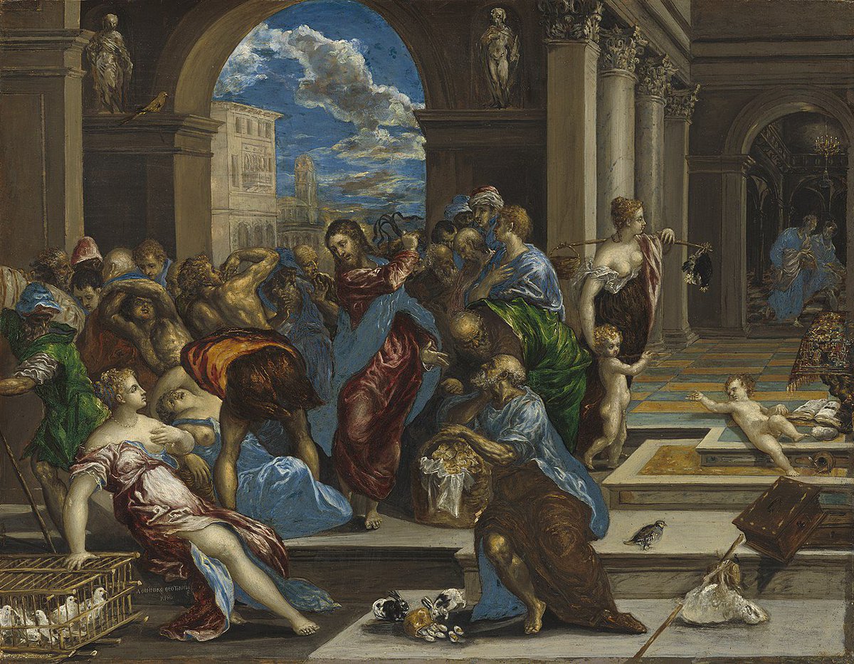 chunguskitten's tweet photo. Christ Driving the Money Changers from the Temple

El Greco, 1568 https://t.co/wEcPegqRWl