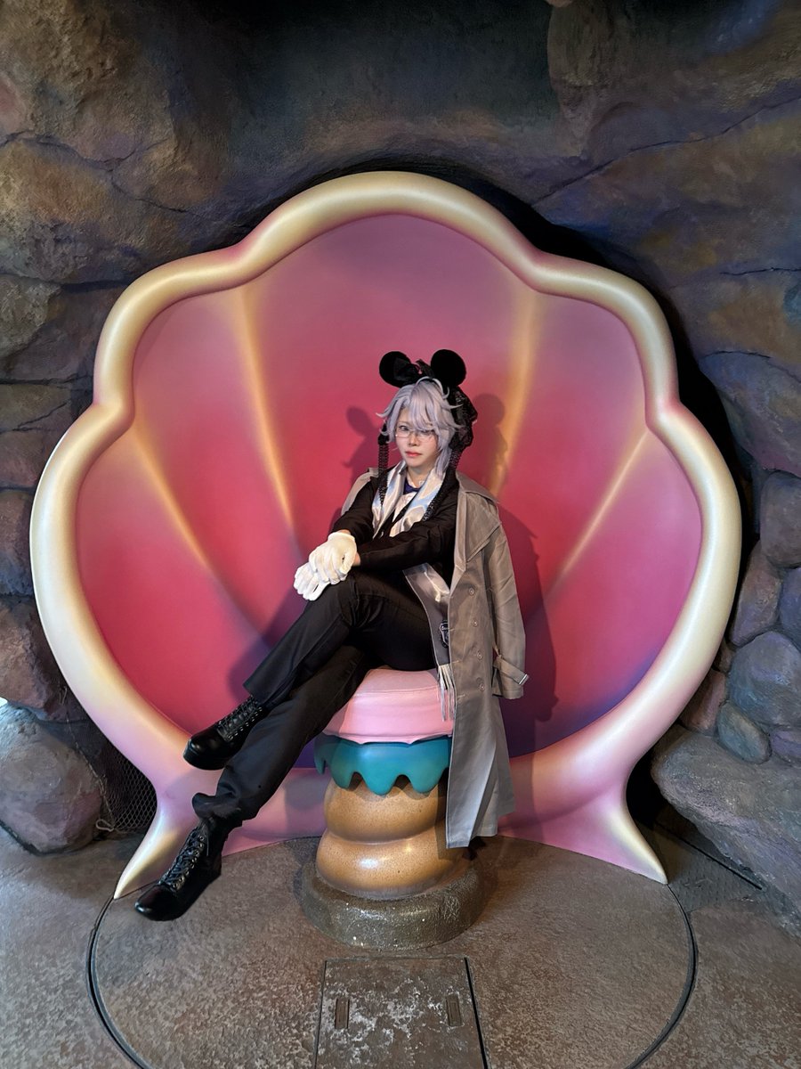 shijima86's tweet photo. カチューシャ昨日買えてよかった😌
 #dハロ仮装ツイステ  #dハロ仮装2026 https://t.co/A5uLMBOsGe