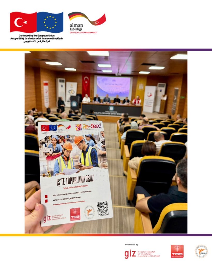 ugdd_imsa's tweet photo. Malatya Organize Sanayi Bölgesi’nde faaliyet gösteren işletmelerin katılımıyla, yabancı uyrukluların istihdamına ilişkin güncel uygulamalar, mevzuat süreçleri ve sahada karşılaşılan sorunların ele alındığı bilgilendirme ve istişare toplantısı gerçekleştirildi. https://t.co/V6Wh0SfWgY