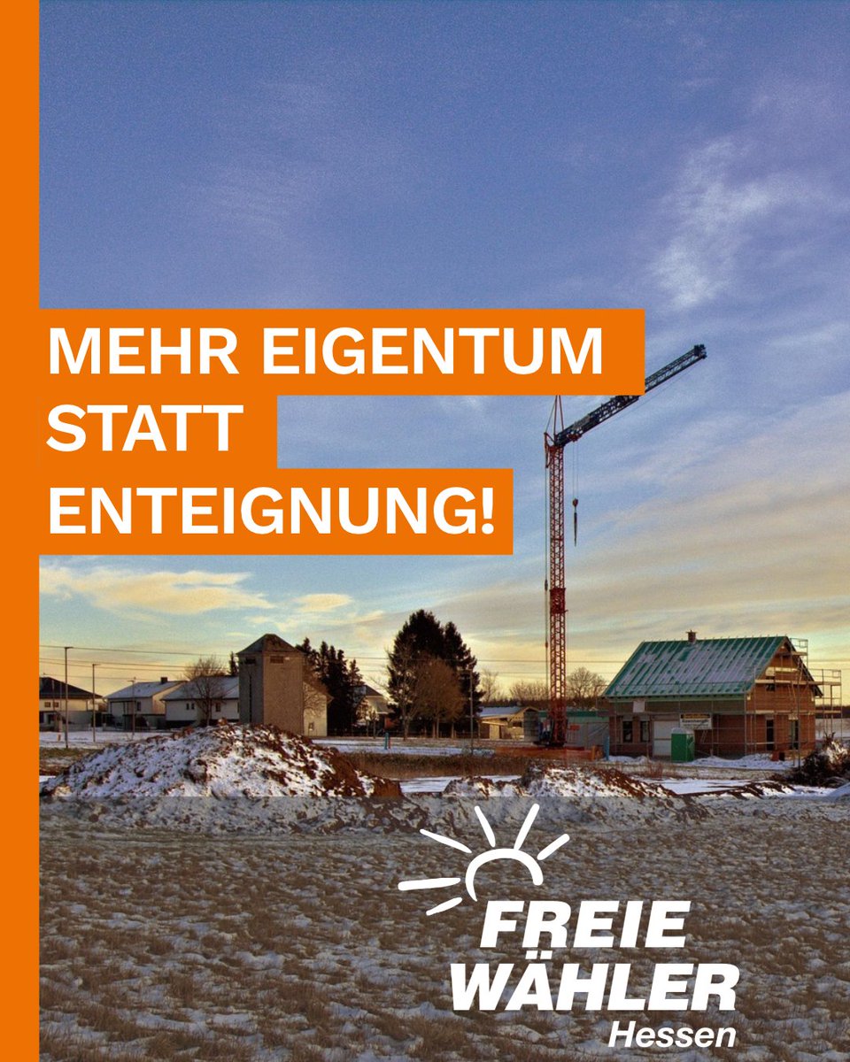 FWHessen's tweet photo. 🚨 EU-SCHLUSSLICHT BEIM WOHNEIGENTUM – DAS IST EIN ARMUTSZEUGNIS!
https://t.co/6VQjyYG7PY
#FreieWähler #Hessen #wohnen #Wohneigentum #Hausbau #Bürokratie #Enteignung #orangepower #AnpackenFürHessen https://t.co/fpb0xCqIY5