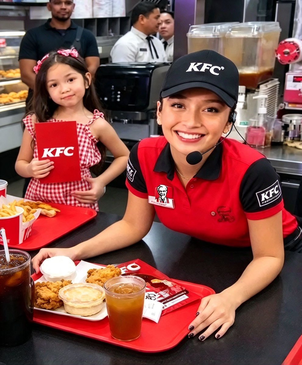 LouRegietVillar's tweet photo. Ang Gandang Crew Ng KFC Na Si Kathryn Bernardo Pala Sa SM Fairview #KathrynBernardo #KFCPh #SMFairview π΅ππ₯°ππππ https://t.co/FNmgLC7ETi
