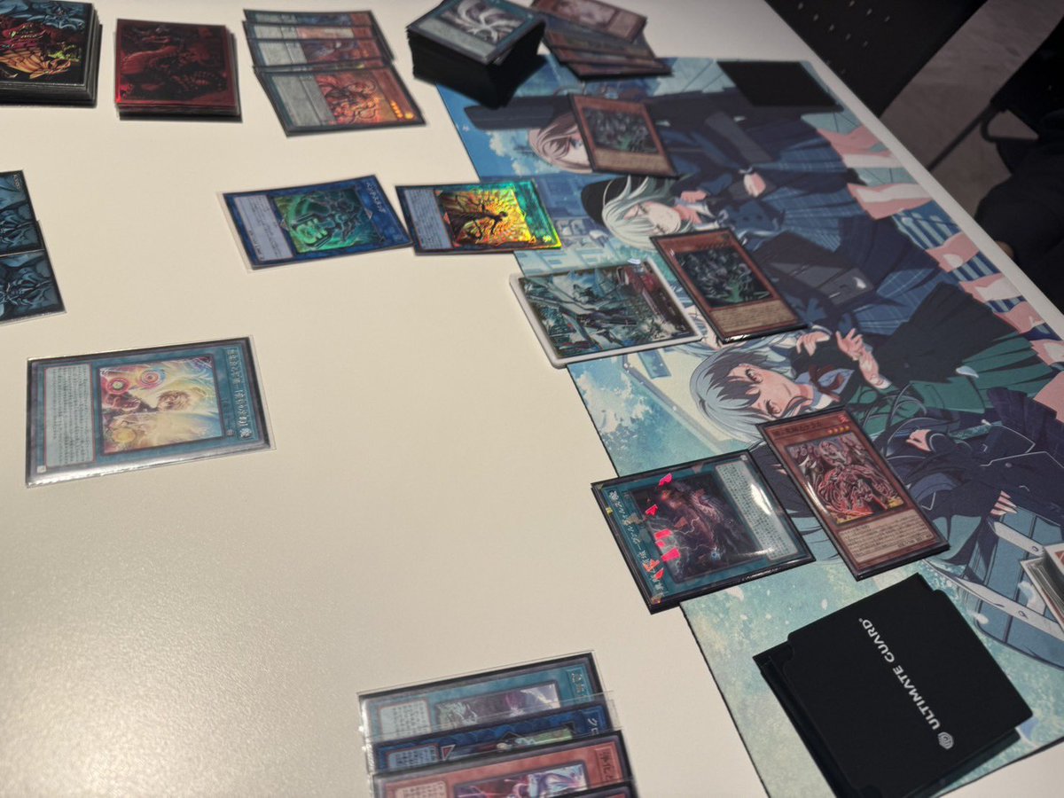 WSBN_CARD's tweet photo. #遊戯王
今日の活動報告です！
特に熱かった試合は…

異解Δ  vs  獄神ドレミコードアルスマグナ

異解Δのフル展開を獄神が捲ることに成功！！
ドレミコードの盤面生成力、獄神の展開力に全ての妨害を吐かせたのちに、アルス＝マグナのペンテスタッグを使ったワンショットで勝利を掴みました https://t.co/yIypfwWbqY